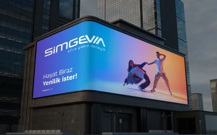 Simgevia Açıkhava reklamı