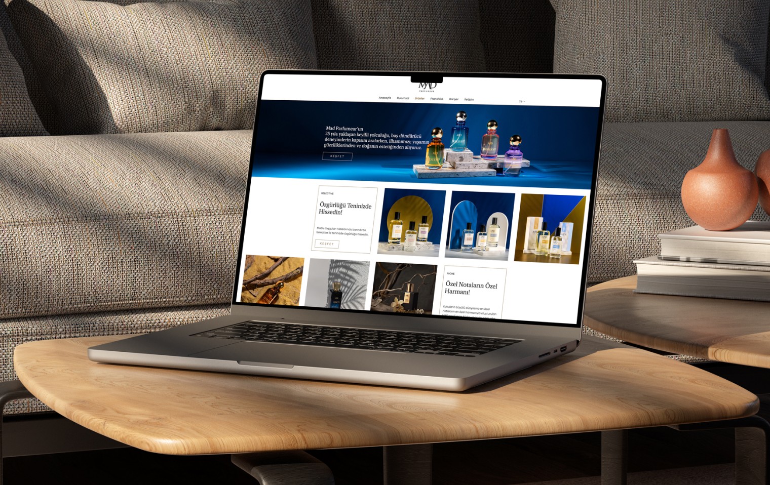 Mad Parfüm Kurumsal Web Tasarım