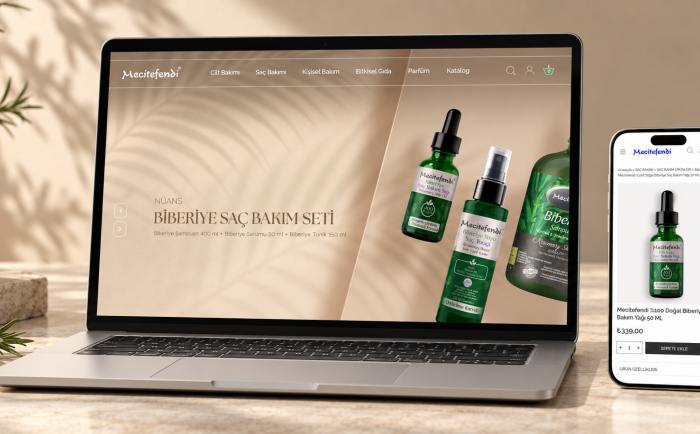 Mecitefendi Web Tasarım ve E-Ticaret Projesi
