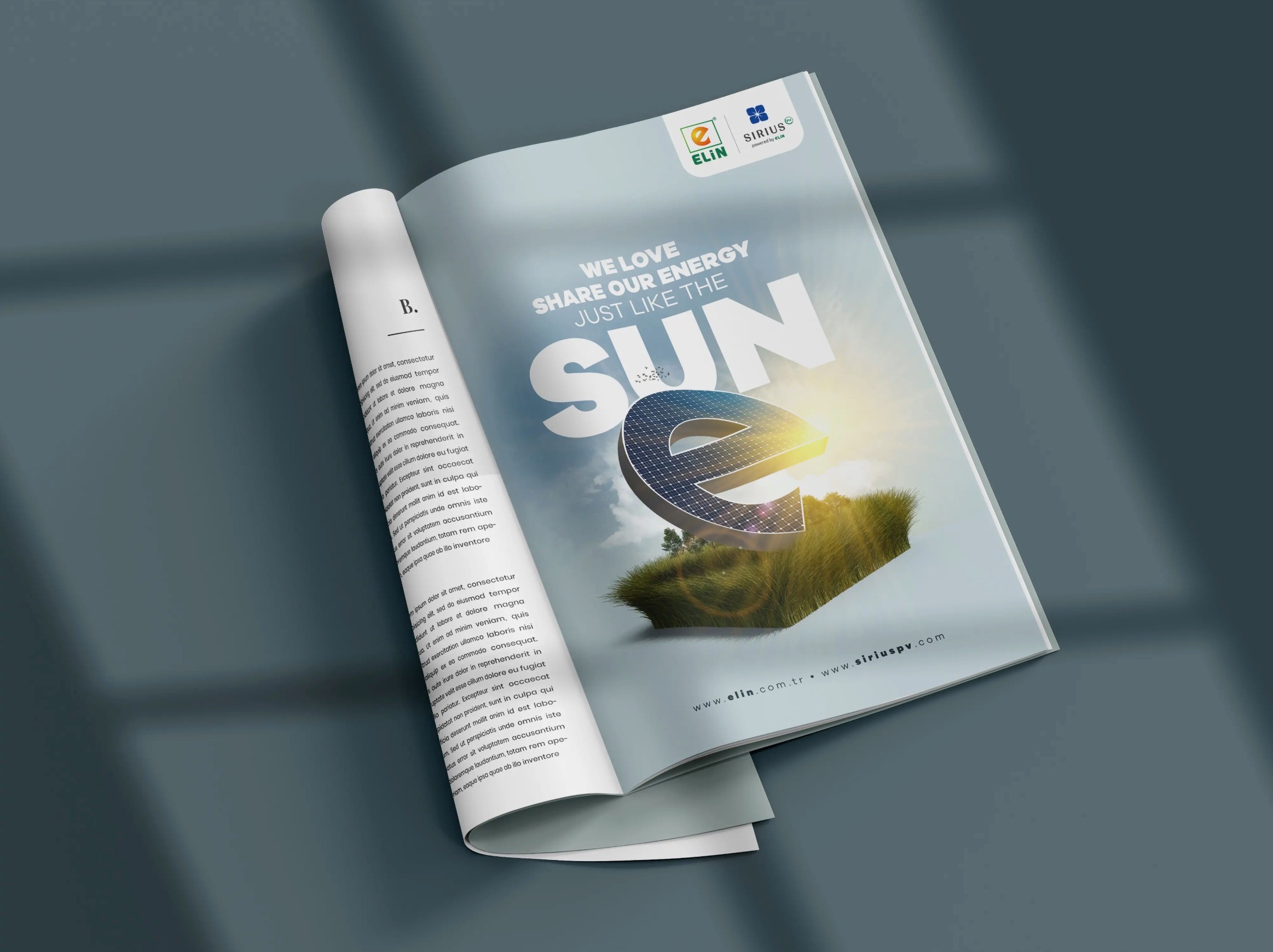 Elin Dergi İlan Tasarım