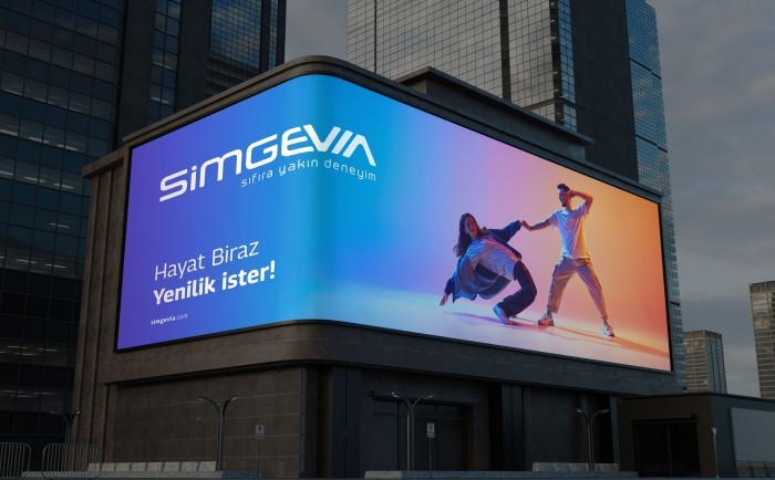 Simgevia Açıkhava reklamı
