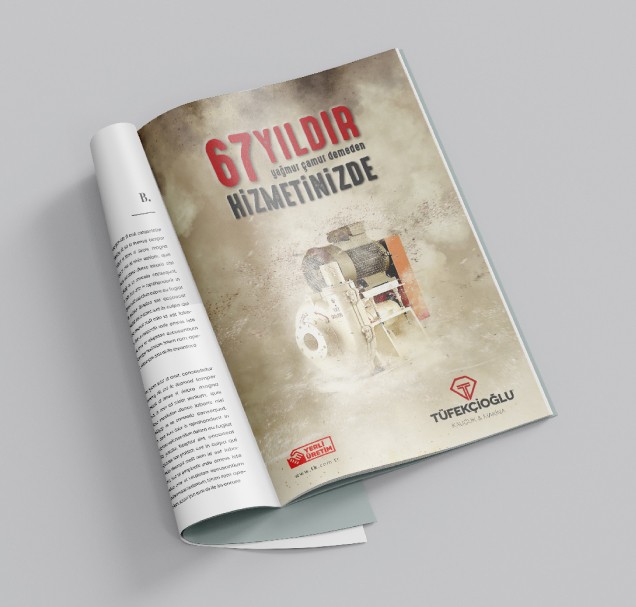 Tüfekçioğlu Makina Dergi Reklamları