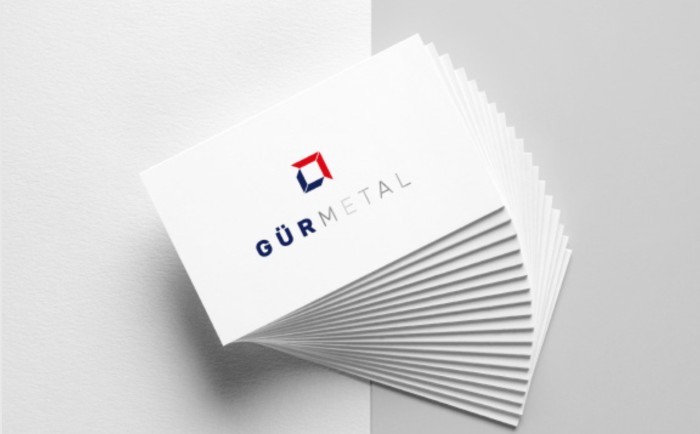 Gür Metal Minimal Logo Tasarım 